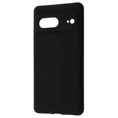 Накладка (з мікрофіброю) GETMAN Liquid Silk Full Camera для Google Pixel 7- чорний