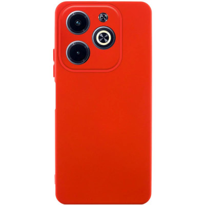 Накладка (з мікрофіброю) GETMAN Liquid Silk Full Camera для Infinix Hot 40i / Spark Go 2024 / Spark 20i- червоний Накладка (з мікрофіброю) GETMAN Liquid Silk Full Camera для Infinix Hot 40i / Spark Go 2024 / Spark 20i- червоний