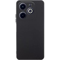 Накладка (з мікрофіброю) GETMAN Liquid Silk Full Camera для Infinix Hot 40i / Spark Go 2024 / Spark 20i- чорний Накладка (з мікрофіброю) GETMAN Liquid Silk Full Camera для Infinix Hot 40i / Spark Go 2024 / Spark 20i- чорний