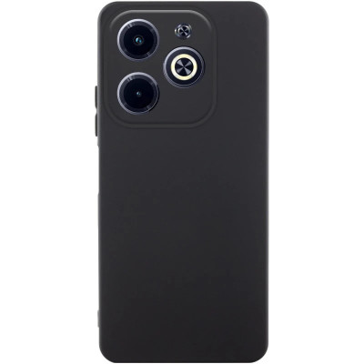 Накладка (з мікрофіброю) GETMAN Liquid Silk Full Camera для Infinix Hot 40i / Spark Go 2024 / Spark 20i- чорний Накладка (з мікрофіброю) GETMAN Liquid Silk Full Camera для Infinix Hot 40i / Spark Go 2024 / Spark 20i- чорний