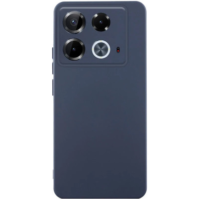 Накладка (з мікрофіброю) GETMAN Liquid Silk Full Camera для Infinix Note 40 4G- темно-синій Накладка (з мікрофіброю) GETMAN Liquid Silk Full Camera для Infinix Note 40 4G- темно-синій
