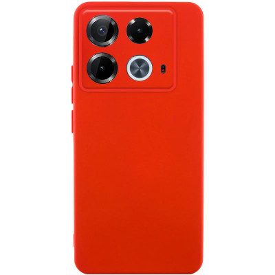 Накладка (з мікрофіброю) GETMAN Liquid Silk Full Camera для Infinix Note 40 Pro 4G- червоний Накладка (з мікрофіброю) GETMAN Liquid Silk Full Camera для Infinix Note 40 Pro 4G- червоний