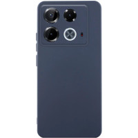 Накладка (з мікрофіброю) GETMAN Liquid Silk Full Camera для Infinix Note 40 Pro 4G- темно-синій Накладка (з мікрофіброю) GETMAN Liquid Silk Full Camera для Infinix Note 40 Pro 4G- темно-синій