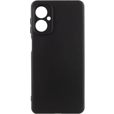 Накладка (з мікрофіброю) GETMAN Liquid Silk Full Camera для Motorola Moto G14- чорний Накладка (з мікрофіброю) GETMAN Liquid Silk Full Camera для Motorola Moto G14- чорний
