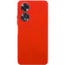 Накладка (з мікрофіброю) GETMAN Liquid Silk Full Camera для Oppo A60 4G- червоний