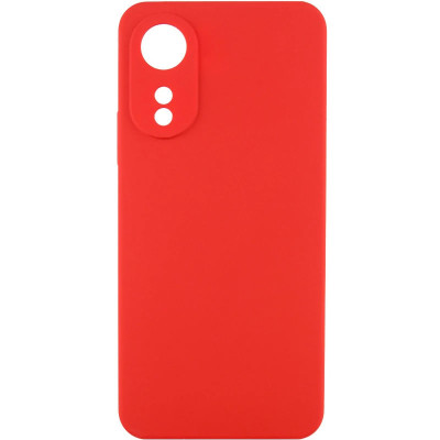 Накладка (з мікрофіброю) GETMAN Liquid Silk Full Camera для Oppo A78 4G- червоний Накладка (з мікрофіброю) GETMAN Liquid Silk Full Camera для Oppo A78 4G- червоний