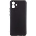 Накладка (з мікрофіброю) GETMAN Liquid Silk Full Camera для Samsung A04e- чорний