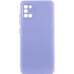 Накладка (з мікрофіброю) GETMAN Liquid Silk Full Camera для Samsung A31 / A315- бузковий