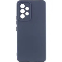 Накладка (з мікрофіброю) GETMAN Liquid Silk Full Camera для Samsung A32 4G / A325- темно-синій Накладка (з мікрофіброю) GETMAN Liquid Silk Full Camera для Samsung A32 4G / A325- темно-синій