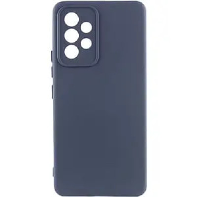 Накладка (з мікрофіброю) GETMAN Liquid Silk Full Camera для Samsung A32 4G / A325- темно-синій Накладка (з мікрофіброю) GETMAN Liquid Silk Full Camera для Samsung A32 4G / A325- темно-синій
