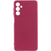 Накладка (з мікрофіброю) GETMAN Liquid Silk Full Camera для Samsung A35- марсала