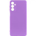 Накладка (з мікрофіброю) GETMAN Liquid Silk Full Camera для Samsung A35- бузковий