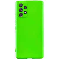 Накладка (з мікрофіброю) GETMAN Liquid Silk Full Camera для Samsung A52 / A52s- салатовий Накладка (з мікрофіброю) GETMAN Liquid Silk Full Camera для Samsung A52 / A52s- салатовий