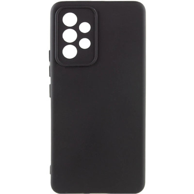 Накладка (з мікрофіброю) GETMAN Liquid Silk Full Camera для Samsung A73 5G- чорний Накладка (з мікрофіброю) GETMAN Liquid Silk Full Camera для Samsung A73 5G- чорний