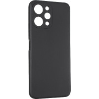 Накладка (з мікрофіброю) GETMAN Liquid Silk Full Camera для Xiaomi Redmi 12- чорний