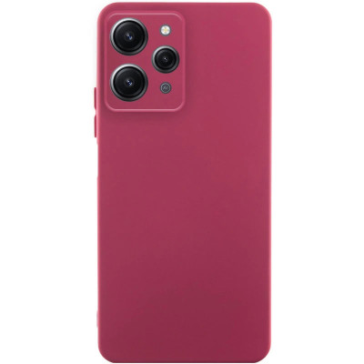 Накладка (з мікрофіброю) GETMAN Liquid Silk Full Camera для Xiaomi Redmi 12- марсала Накладка (з мікрофіброю) GETMAN Liquid Silk Full Camera для Xiaomi Redmi 12- марсала