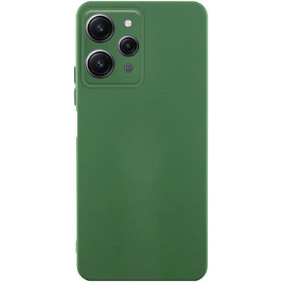 Накладка (з мікрофіброю) GETMAN Liquid Silk Full Camera для Xiaomi Redmi 12- темно-зелений Накладка (з мікрофіброю) GETMAN Liquid Silk Full Camera для Xiaomi Redmi 12- темно-зелений