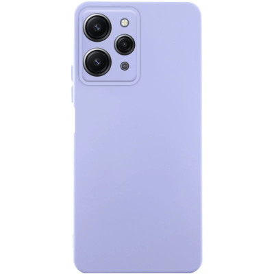 Накладка (з мікрофіброю) GETMAN Liquid Silk Full Camera для Xiaomi Redmi 12- бузковий Накладка (з мікрофіброю) GETMAN Liquid Silk Full Camera для Xiaomi Redmi 12- бузковий
