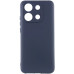 Накладка (з мікрофіброю) GETMAN Liquid Silk Full Camera для Xiaomi Redmi Note 13 4G- темно-синій