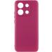 Накладка (з мікрофіброю) GETMAN Liquid Silk Full Camera для Xiaomi Redmi Note 13 4G- марсала
