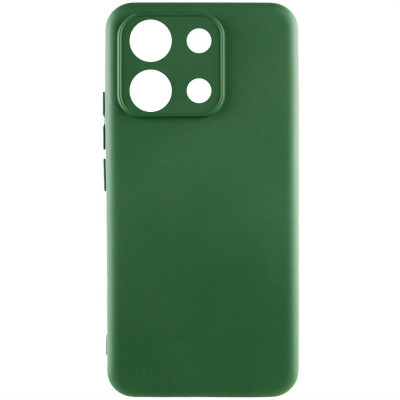 Накладка (з мікрофіброю) GETMAN Liquid Silk Full Camera для Xiaomi Redmi Note 13 Pro 4G / Poco M6 Pro 4G / Redmi Note 14s- темно-зелений Накладка (з мікрофіброю) GETMAN Liquid Silk Full Camera для Xiaomi Redmi Note 13 Pro 4G / Poco M6 Pro 4G / Redmi Note 14s- темно-зелений