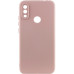 Накладка (з мікрофіброю) GETMAN Liquid Silk Full Camera для Xiaomi Redmi Note 7 / Note 7 Pro- рожевий пісок