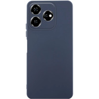 Накладка (з мікрофіброю) GETMAN Liquid Silk Full Camera для ZTE Nubia V60- темно-синій