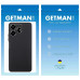 Накладка (з мікрофіброю) GETMAN Liquid Silk Full Camera для ZTE Nubia V60- чорний