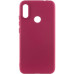 Накладка (з мікрофіброю) GETMAN Liquid Silk для Huawei P Smart Plus- марсала
