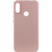 Накладка (з мікрофіброю) GETMAN Liquid Silk для Huawei P Smart Plus- рожевий пісок