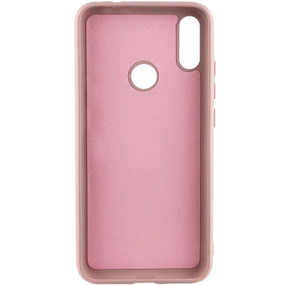 Накладка (з мікрофіброю) GETMAN Liquid Silk для Huawei P Smart Plus- рожевий пісок
