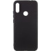 Накладка (з мікрофіброю) GETMAN Liquid Silk для Huawei P Smart Plus- чорний