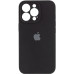 Накладка (з мікрофіброю) Silicon Case Full Camera для iPhone 16 Pro- чорний