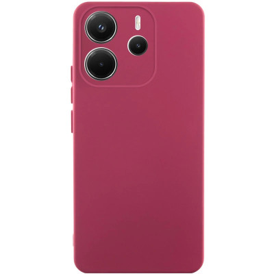 Накладка (з мікрофіброю) GETMAN Liquid Silk Full Camera для Xiaomi Redmi Note 14 4G (UA/Europe)- марсала Накладка (з мікрофіброю) GETMAN Liquid Silk Full Camera для Xiaomi Redmi Note 14 4G (UA/Europe)- марсала