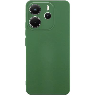 Накладка (з мікрофіброю) GETMAN Liquid Silk Full Camera для Xiaomi Redmi Note 14 4G (UA/Europe)- темно-зелений Накладка (з мікрофіброю) GETMAN Liquid Silk Full Camera для Xiaomi Redmi Note 14 4G (UA/Europe)- темно-зелений