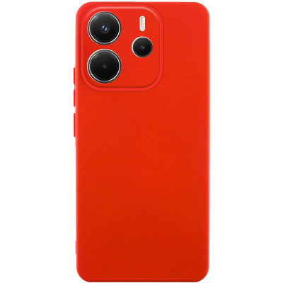 Накладка (з мікрофіброю) GETMAN Liquid Silk Full Camera для Xiaomi Redmi Note 14 4G (UA/Europe)- червоний Накладка (з мікрофіброю) GETMAN Liquid Silk Full Camera для Xiaomi Redmi Note 14 4G (UA/Europe)- червоний
