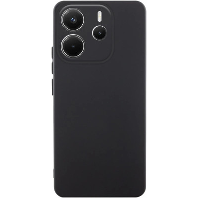 Накладка (з мікрофіброю) GETMAN Liquid Silk Full Camera для Xiaomi Redmi Note 14 4G (UA/Europe)- чорний Накладка (з мікрофіброю) GETMAN Liquid Silk Full Camera для Xiaomi Redmi Note 14 4G (UA/Europe)- чорний