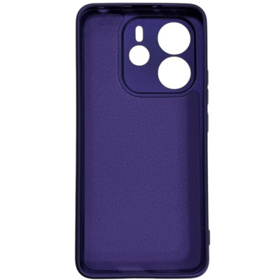 Накладка (з мікрофіброю) GETMAN Liquid Silk Full Camera для Xiaomi Redmi Note 14 4G (UA/Europe)- фіолетовий Накладка (з мікрофіброю) GETMAN Liquid Silk Full Camera для Xiaomi Redmi Note 14 4G (UA/Europe)- фіолетовий