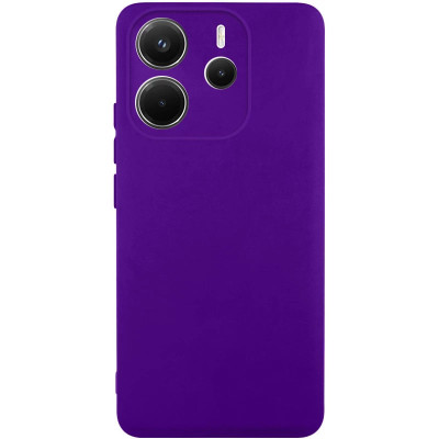 Накладка (з мікрофіброю) GETMAN Liquid Silk Full Camera для Xiaomi Redmi Note 14 4G (UA/Europe)- фіолетовий Накладка (з мікрофіброю) GETMAN Liquid Silk Full Camera для Xiaomi Redmi Note 14 4G (UA/Europe)- фіолетовий