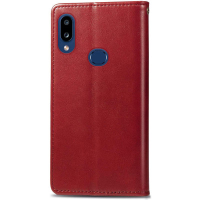 Чохол-книжка GETMAN Gallant шкіряний для Samsung A10s / A107- червоний Чохол-книжка GETMAN Gallant шкіряний для Samsung A10s / A107- червоний