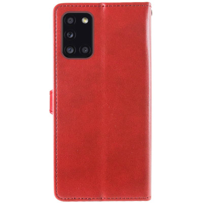 Чохол-книжка GETMAN Gallant шкіряний для Samsung A31 / A315- червоний Чохол-книжка GETMAN Gallant шкіряний для Samsung A31 / A315- червоний
