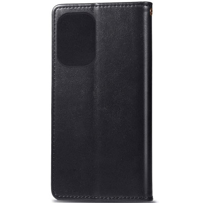 Чохол-книжка GETMAN Gallant шкіряний для Xiaomi Redmi Note 12s- чорний Чохол-книжка GETMAN Gallant шкіряний для Xiaomi Redmi Note 12s- чорний