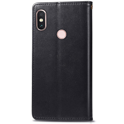 Чохол-книжка GETMAN Gallant шкіряний для Xiaomi Redmi Note 5 Pro- чорний Чохол-книжка GETMAN Gallant шкіряний для Xiaomi Redmi Note 5 Pro- чорний