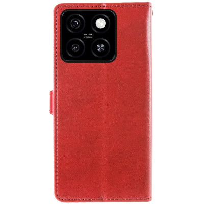 Чохол-книжка GETMAN Gallant шкіряний для ZTE Blade A55 4G- червоний Чохол-книжка GETMAN Gallant шкіряний для ZTE Blade A55 4G- червоний