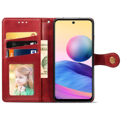 Чохол-книжка GETMAN Gallant шкіряний для ZTE Nubia V60- червоний