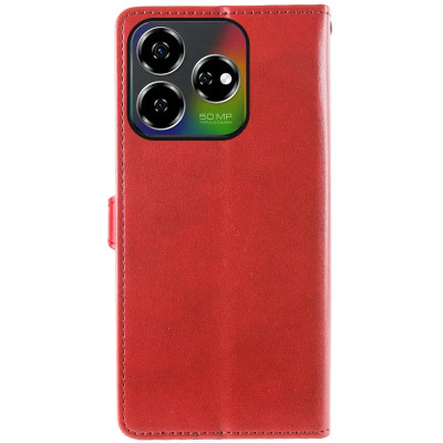 Чохол-книжка GETMAN Gallant шкіряний для ZTE Nubia V60- червоний