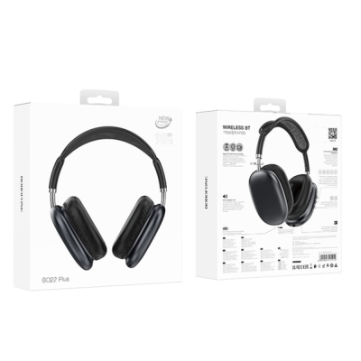 Bluetooth навушники Borofone BO22 Plus Elegant- deep space gray Bluetooth навушники Borofone BO22 Plus Elegant- deep space gray