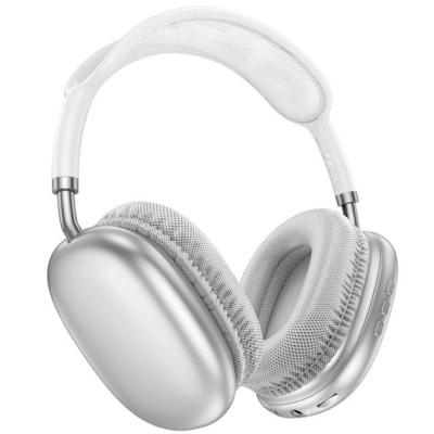 Bluetooth навушники Borofone BO22 Plus Elegant- silver-grey