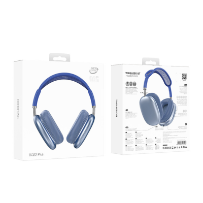 Bluetooth навушники Borofone BO22 Plus Elegant- neo blue Bluetooth навушники Borofone BO22 Plus Elegant- neo blue