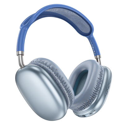 Bluetooth навушники Borofone BO22 Plus Elegant- neo blue
